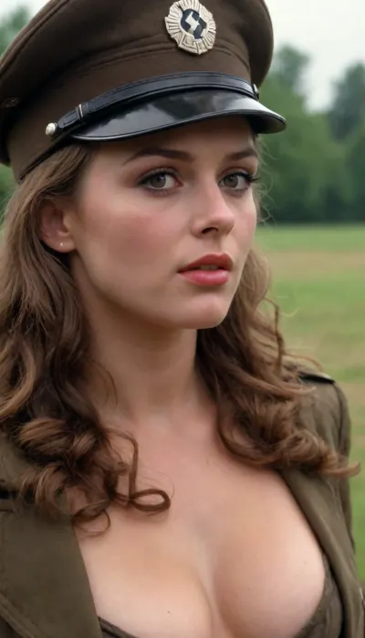 "Oddball"from "Kellys Heroes" movie, fuck german nazist woman. Pleasuere, doggystyle