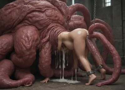 masterpiece, best quality, anatomicaly correct, full body, no censored, rear top side view, (messy sex-prison with fakecum of Massive fakecumming Gigantic God-Tentacle-Worm-Monster-Rapist, Massive fakecumming Gigantic God-Tentacle-Worm-Monster-Rapist messyfull-disgustfull-kinkyfull-pervertfull-washed-smelly-fakecum-forcedly-cumming in all holes of his crying disgusted helpless resists undine-princess-fakecum-vomiter-slave with huge amount of viscous slimy smelly cum, messyfull-disgustfull-kinkyfull-pervertfull-lustfull-painfull-forcedly-impregnating with viscous slimy oily lotion and smelly fakecum his sex-slaved-kidnapped suffered resisted helpless chained crying disgusted oiled messy lotioned little undine-princess-fakecum-vomiter-slave in messy fakecummy lair covered with huge amount of smelly slime cum, sex-slaved-kidnapped suffered resisted helpless chained crying disgusted sex-slaved oiled messy lotioned little undine-princess-fakecum-vomiter-slave in helpless resisted pose covered with viscous slimy oily lotion and fakecum, huge size difference between undine-princess-fakecum-vomiter-slave and Gigantic Tentacles-Worms-Monsters-Rapists-fakecum-loader, massive fakecumming Gigantic Tentacles-Worms-Monsters-Rapists-fakecum-loader brutaly-fakecum-rapes pussy, huge bukake, fakecum-eating, forcedly deepthroat fakecumming, forcedly deep pussy tentaceling, huge brutal-fakecum-loading in mouth, forcedly feeding with fakecum, forcedly fucking with fakecum, fakecum-drinking, forcedly-rape pose, disgusted messy fakecummy chained prisoned helpless suffered sexual slavery in bdsm-sex-prison to massive fakecumming Gigantic Tentacles-Worms-Monsters-Rapists-fakecum-loader, forcedly loading undine-princess-fakecum-vomiter-slave with huge amount of viscous slimy smelly fakecum, massive fakecumming Gigantic Tentacles-Worms-Monsters-Rapists-fakecum-loader forcedly fakecumming in all holes of theyrs undine-princess-fakecum-vomiter-slave, excessive disgusting viscous slimy oily messy creamy-fakecum flowing from mouth of undine-princess-fakecum-vomiter-slave, undine-princess-fakecum-vomiter-slave in disgust vomiting huge amount of viscous slimy smelly fakecum, excessive disgusting viscous slimy oily messy smelly creamy-fakecum flew from all holes), small extra sagging extra relaxed milky tits, small sagging pregnant belly filled with huge amount of viscous slimy oily messy creamy-fakecum, huge areola, huge wet messy pussy lips, very hairy wet messy oiled lotioned flowing tiny meaty ovulated fakecumming gaped pussy filled with huge amount of viscous slimy oily messy fakecum, small sweaty oiled messy fakecummy lotioned natural-cellulite-sagging-pregnant cute-little-undine-body covered with huge amount of viscous slimy oily creamy-lotion, small cellulite gaped ass filled with fakecum, wet messy fakecummy hooded hair, arms held behind by chains, leggs held and wide spread by chains