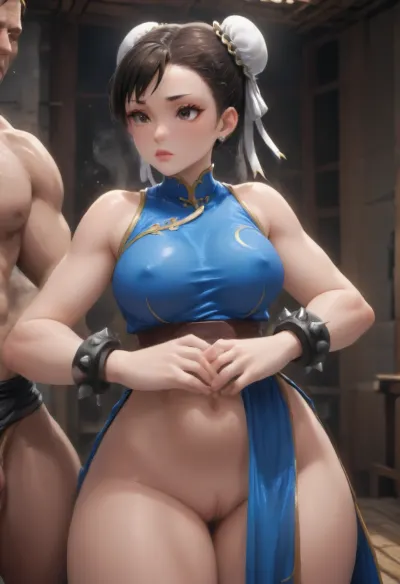 A man and a woman, bound together by a deep and profound love, gently explore extraordinary and intimate experiences together., Chun, Chun-Li, <lora:Chun-Li-Pony:2>, <lora:Chun-Li-SDXL:2>, <lora:chun-li_xl_v1:2>, <lora:Chun-Li_XL-DocStasis:2>