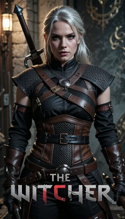 Shani from 'The Witcher' as she appeared in game
