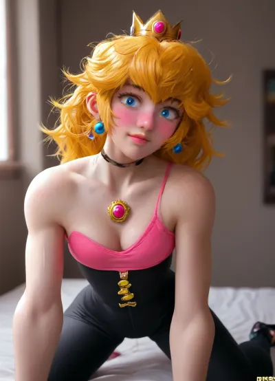 💗🔝👇🏻💄, Realism style, (self anal fisting:2), solo, award winning photo, pro DSLR photography, RAW photo of, ((Princess Peach from "Nintendo")), (ultra pretty high detail face), stunning babe, cute, pretty, naturally pretty face, very cute innocent face, freckles, many freckles, expressive eyes, (photorealistic art dross gwen tennyson cute babe), 40 year old, fit, fit muscular arms, attractive face, beautiful face, wide hips, narrow waist, looking at viewer, perfect, ((Princess peach hairstyle)), (gold crown with jewels), messy hair, very pale white skin, messy hair bangs, messy fringe, earrings, full lips, nose blush, cheek blush, navel piercing, sexy corset bodysuit, deep cleavage, (((intricated detailed sexy bodysuit))), (sexy bodysuit), (garter belt and stockings), garter belt, stockings, defined eyebrows, legs spread far apart, side view, bedroom, ass visible, front angle view, side on to viewer, smiling at viewer, on all fours, (raising ass in air so you can see under her), pose accentuates her ass, tattoos, arm tattoos, kneeling, ass high in the air, (intimate, candid), head down ass up, curvy body, thick, realistic, close-up, cowboy, body, pale, skin, muscular arms, toned body, masterpiece, hourglass figure, pawg, lusty, covered in tattoos, tattoos visible on body, big rounded breasts, gorgeous face, legs apart, sexy pose, choker, dynamic angle, legs are spread, breasts, Stable-Yogis-Makeup-Enhancer-XL, supermodel, face, big, lips, ((hot young woman)), 18 yo, long ginger hair, (petite:1), big chest, black latex suit, black stockings, high heels, in stables, her body Fixed in milking machine, in semen, holes with semen, semen liquids, (Belly swollen with cum:1), hair cum, wet, semen xxl, white liquid, semen, cum face, overcum, <lora:add-detail-xl:.8>, <lora:checkpoint-e18_s306:.8>, <lora:Pale_Skin_SDXL_v1.0:.8>, <lora:attractive_notrigger:1.1>, <lora:MJ52:1>