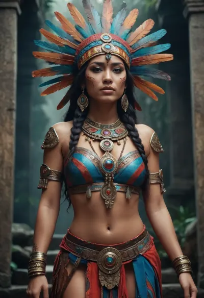 Fantasy Art, Coyolxauhqui. /©KlTTY-ART/