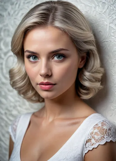 Embossed embossing. White paper. A coquttish adult woman. #©KITTYART

























#©KITTYART