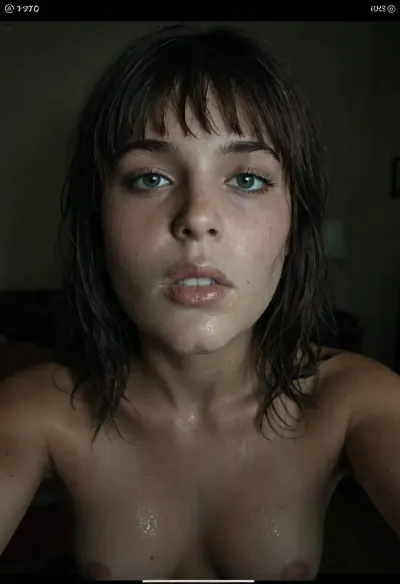 Phone selfie of a love couple fucking hard in Bedroom and looking at camera., (wet lips:2), . Full flash light., (50 years mature slightly overweight old Man:.2), (unshaved:2), sagging uncut Dick with foreskin. Bald man, round head, thin nose, open eyes, (fucking:2), an androgyne mature woman, slightly overweight, very small tits, (flat chest:.4), pubic hair, large rose areolas, moles on skin, freakles, crotch rub, light Brown wavy hair with bangs, (bangs hair:2), chubby face, in, phst, artstyle, <lora:SDXL1.0_Essenz-series-by-AI_Characters_Style_BetterPhotography-v1.2-'Skynet':.6>, instagram, model, discord, profile, <lora:SelfiePhotographyRedmond:.8>, photo, <lora:mobile:.8>, selfie, user, interface, fake, screenshot, viewfinder, phone, screen, taking, picture, <lora:selfieXLv2:.8>, <lora:dark:.8>