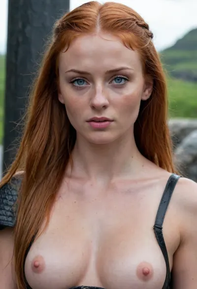 irish woman, fitness model, 22yo, fit, natural tits, long ginger hair, freckles, blue eyes, tall figure, fair skin, tan lines, masturbating with her fingers, pushing fingers into her pussy, she is having an orgasm, climaxing, skinny body, natural perky breasts, legs spread wide, travelling on a plane, summer, hot, sweaty, dripping sweat, very wet pussy, makeup, oiled body, photorealistic, high quality, 4k, detailed, detailed face, cinematic, sns, woman, she, has, red, long, hair, braded, wearing, crw, outfit, black, armor, dark, tunic, queen, of, the, north, gown, battle, <lora:sansa stark SDXL - sns woman:.5>