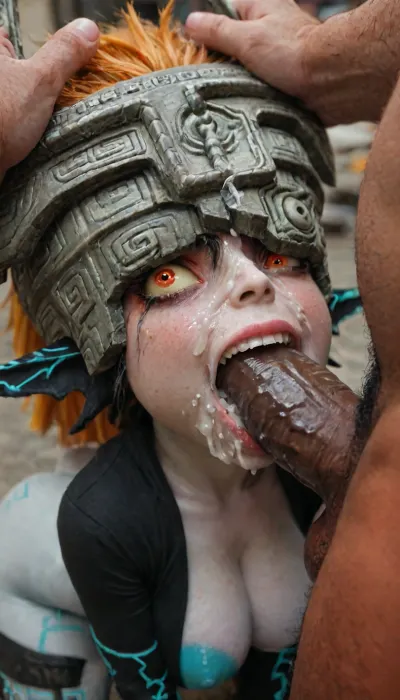 completed leggings, supermarket, rondom oral Deepthoat, hair perfect, back view perfect eyes, ultra hd, (rondom angle), (rondom pose), (rondom view), (masterpiece:1), hard nipples, perfect anatomic body, ass up, ultra detailed, masterpiece, arched back, detailxl, 35mm photograph, film, professional, 4k, hdr, photographic, ultra high details, back light, best quality, proper physics, volumetric lighting, golden hour lighting, dramatic shadows, rich details, nature-inspired color palette, big hypermuscular black men, (enlarged gaping rectum:1.3), swollen white cocks with veins, proper anatomy, breast squeezing, passionate kissing, big black cocks, tongues sticking out, (volumetric lighting), (maximum quality:1.5), (high resolution:1.5), (ultra realism:1.5), (maximum detailed:1.5), detailed body, detailed skin, hyperrealistic, (strong penetration:1.2), extreme graphics, shocked expression, beautiful hands, naked, copious creampie, facial, belly, tight, perfect, breasts, cutout, clothing, deepthroat, blowjob fuck, penis in her mouth, reveals, ((Imp Midna)), surprised expression, (holding the head:1.1), (forced blowjob face fuck:1.2), show only the face, (huge dick:1.1), (cum face:1.3), (scared face:1.4), (rage face:1.1), super hair, (big breasts:1.1), perfect teeth, (looking up:1.2), (visible teeth:1.4), (open mouth:1.3), (brown dick:1.1), (wide eyes:1.3), <lora:LCMTurboMix_Euler_A_fix:2>