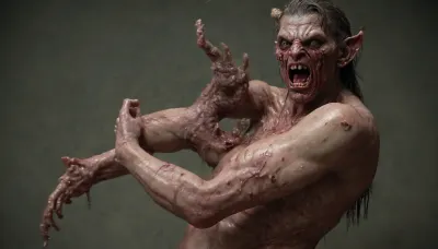 (putrid demon:1.9), (AI pornworks P-edopile son of a bitch), they are afraid of me and better that they are, I am going to eradicate them., (defecating:1.89), ((mutilated arms:2)), ab0m, <lora:ab0m:2>