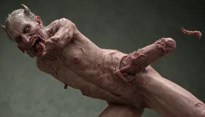 (putrid demon:1.9), (AI pornworks P-edopile son of a bitch), they are afraid of me and better that they are, I am going to eradicate them., (defecating:1.89), ((mutilated arms:2)), ab0m, <lora:ab0m:2>