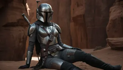 Uber realistic, 8k, ultra detailed, masterpiece, Star wars female, mandalorian, hair with a long braid, grey armor, black belt, black boots, grey mandalorian helmet, full Body Photo in sci fi setting, Future, Star wars, pussy, exposed, (pussy in view), (exposed pussy), (show pussy), bottomless, nude