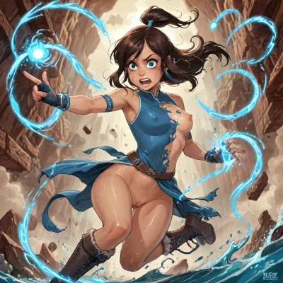 Avatar, Kora, naked pussy