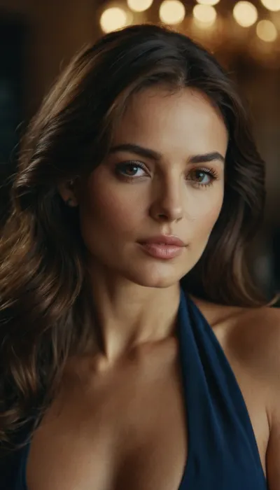 Cinematic, 35mm, 4K, Ultra photorealistic, full portrait of the most beautiful woman in the world.