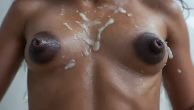 22 year old Ariel from The Little Mermaid, close up on tiny tits, perfect tits, ((flat chested)), tight zoom in on tits, tight macro shot, focus on nipples, (dark areola:1.8), (((puffy nipples, very large nipples, neat nipples))), (puffy nipples:1.5), excessive cum on tits, excessive cum on nipples, cum dripping from nipples, cum covered nipples, (thick gooey cum), bokeh, skin pores, extreme skin detail, hyper detailed, freckle, Freckles, freckles on tits, freckles on chest, Freckles_XL, <lora:MJ52:.8>, <lora:Sweaty_Realism_4-000006:1.5>, <lora:ahxl_v1:.8>, <lora:add-detail-xl:.8>, <lora:Nipples XL:2>