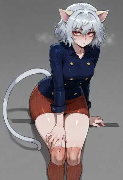 (Ratatatat74), (Neferpitou), solo, <lora:ratatatat74-000050:.8>