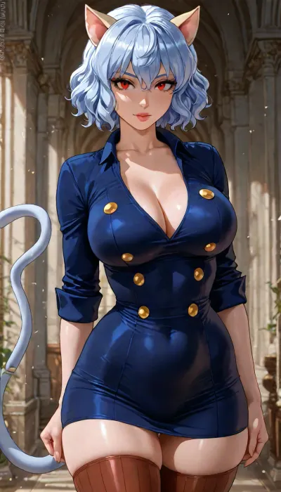 ((dandonfuga art style:1.2)), (Neferpitou), solo, <lora:add-detail-xl:1.2>, <lora:attractive_notrigger:1.2>, <lora:detailed_notrigger:1.2>, <lora:LCMTurboMix_Euler_A_fix:1.2>