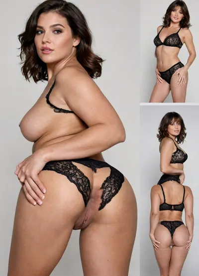 Image Idea, Authentic glossy page of a modern bonprix catalog featuring three various different mature models in revealing crotchless lace lingerie. the three ripe mature models pose in very explicit positions, (all-fours, doggystyle, twerk), ((barely covered anus)), (german, ebony, greek), Image Description, glossy page of a modern bonprix catalog with the authentic layout, product descriptions, and price tags meticulously replicated. The pages showcase a variety of mature models aged between 57-63yo, posing confidently in ultra-revealing crotchless lace lingerie sets that emphasize elegance and sensuality. Each model displays natural expressions and diverse body types, embodying empowerment and grace. The lingerie is detailed with intricate lace patterns, delicate straps, and subtle sheen. The setting mimics a classic catalog shoot with neutral, softly blurred backgrounds to keep focus on the products. The text blocks, price tags, and product captions are crisply rendered in period-appropriate fonts and design, enhancing the authenticity of the catalog feel., (various different faces for eah mature in the generated image), (modern short hairstyles, messy, bobcut, bangs, updo), ((plus-size, curvy, matures)), (barely covered anus), Style and Aesthetics, A daylight illuminating the scene evenly, avoiding harsh shadows. The camera angle is a high eye-level perspective, capturing both pages clearly and allowing easy reading of the product details. The overall visual style is polished and clean, (emphasizing the glossy texture of the catalog pages and the intricate lingerie details.

Image Settings:1), (Ultra high definition 4K quality for sharpness and clarity.
Aspect ratio 3:2), represent the page layout correct., <lora:stretch_marks:1.7>, <lora:fredricks70-v1.0-xl:2>, <lora:doyoulikemybum:1.7>, <lora:SDXL_DatAss_v1:.3>, <lora:hair-over-face-01-000007:.2>