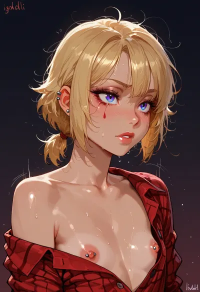 medium teardrop tits, nipple piercings, younger girl, igbaddie, detailxl, flat, chested, <lora:SDXL_DatAss_v1:1.4>, <lora:detailed_notrigger:1.4>, <lora:flat_chested_v3.5:.8>