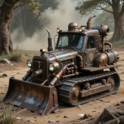Killdozer. Steampunk style.
