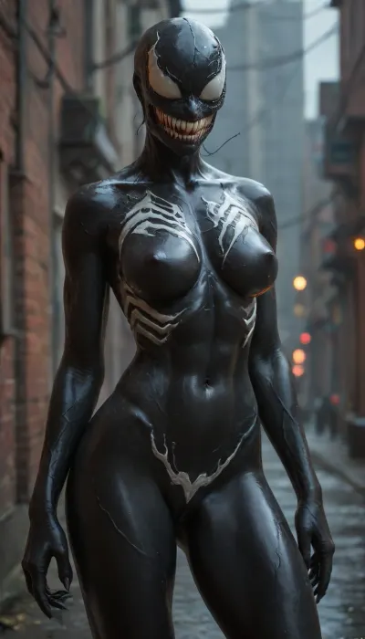 she Venom, sexy style, <lora:She-Venom-FFusion.LORA:1.2>