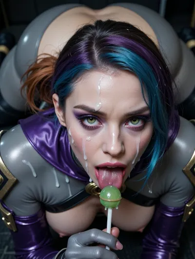 BULOT COLYG, ((chest to the ground, face down, head down, facing down, butt up, hips up, extended legs, dynamic pose wide hips, thick thighs, spread legs)), ((Raven, justice league, gray skin, glistening skin, hd purple shinny eyes and detailed iris, purple cloak, skin tight latex, big eyes, sexy body, slim waist, woman, Embarrassed charming female military officer, (((splashes cumshot by more white sperm dripping masterpiece, 🐶💦💕🪄, An extreme candid macro photograph focusing on the slightly parted lips of a person holding a green lollipop, An close-up beauty portrait of a young woman focusing sharply on her eyes and makeup She has multi-tonal dyed hair blending electric cyan, deep purple, and vivid blue. Her pride makeup features iridescent satin eyeshadow with bright lime-green and aqua shimmer on the inner mobile lids, blended out into a vibrant violet-magenta cut-crease and soft lower-lash smoked liner. Her eyes have bright, detailed hazel-green irises with crisp limbal rings and delicate wispy upper lashes. She wears smooth metallic fuchsia lipstick and subtle cheek highlight. She has delicate hyper-feminine facial features and an elegant neckline.. Clean studio portrait lighting, high micro-contrast, 85mm lens, shallow depth of field with soft dark background.on her face and mouth))), plump lips, open mouth, shows tongue, tongue out, long eyelashes, holds hands uncovered very large bust, ((kneel on plane)), head raised, top view, (((full-length top view))), lush bust, deep cleavage, cleavage, full-length, blue eyes, ginger ponytail hairstyle, ((bikini)), a lot of cum, facial, mouth full of cum, dark background, cum on face, cum on body, cum on clothes, cum swapping, excessive cum, covered in cum, ejaculation, projectile cum, cum on breasts, cum on back, cum on ass, cum on pussy, cum on shoes, cupping hands, cum on hands, cumdrip, after sex, after vaginal, big red lips, keira_knightley_actress lookalike, ahegao, rolling_eyes, rolling_eyes-000014, ahegao face, pleasure, beautiful eyes, bukkake, tits, ＜lora, (bukkakeLora_v10:1), breast, Madison, Beer, tatoos over the body, sweaty body, oiled body, moles over the body and face, breasts, ponytail hairstyle, <lora:shirtliftALORAFor_shirtliftv1:.5>, happy eyes)), ((medium round breast, perky nipples, puffy areolas, erect nipple)), (lots of cum, massive cumshot on her, cum, cum on face, covered in cum), UHD, extra detail, perfect lighting., 4ng3l, face, raven, facialized, superfacialized