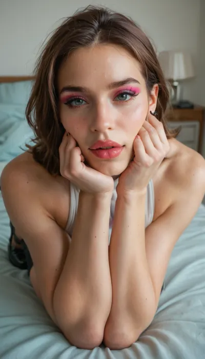 8K wallpaper, UHD, (high quality), (ultra detailed), (high definition), (fine detail), (best shot), award-winning image, HDR, (hyper-realistic image:1.4), (hyperralistic face:1.5), image, perfect image, noise free and flawless image, photographed with Nikon Z7 II, Insanely detailed photo, Vibrant color palette, perfect skin details, noise-free, cinematic grade quality, ISO optimized, depth of field, high res image, masterpiece, (full-body view:1.5), (head to toe view:1.5), (head to shoes visibles:1.5), duo, (two person:1.4), (two futanari:1.4), pastel, goth, <lora:EnvyPastelGothXL01:.8>