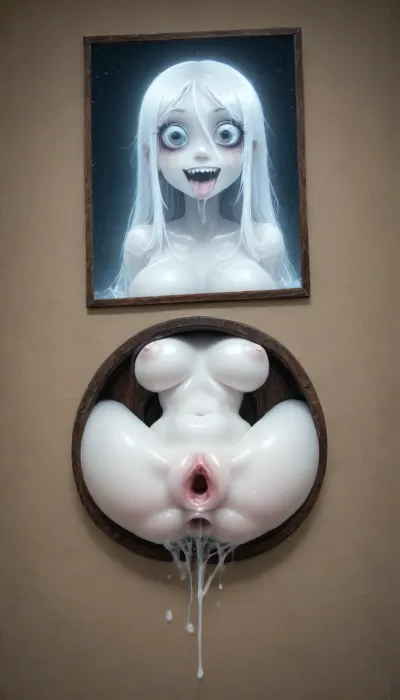 (owler meets innv style), jack cayless meets reiq style, high quality fantasy art of a beautiful adorable super cute ghost-girl, glowing within, delicate figurine, kawaii, adorable, cute, ghost-girl, spooky, spirit, creepy, (gaping pussy:1.4), (big breast:.9), (transparent white skin:1.9), (((Giant pussy))), xts, through wall, (old molf:1.1), <lora:SDXLFestiveSnow:.1>, <lora:Halloween_Series_Cute_Sad_Ghost:2>, <lora:EnvySpiritXL02-creepy:.1>, <lora:xray:2>, <lora:xray_v1.0:2>