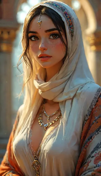 Beautiful Palestinian Woman, wearing a kuffieh, Piercing hazel Eyes, Head And Shoulders Portrait, 8k Resolution Concept Art Portrait By Greg Rutkowski, Artgerm, WLOP, Alphonse Mucha Dynamic Lighting Hyperdetailed Intricately Detailed Splash Art Trending On Artstation Triadic Colors Unreal Engine 5 Volumetric Lighting, perfect anatomy, best quality, 8k, insane details, intricate details, hyperdetailed, hyper quality, ultra detailed, professional, HDR, ray tracing reflection, cinematic lighting, highlydetailedbody, realisticface, highlydetailedhair, perfectfingers, insanelydetailed, 8K.highdetailedskin, highresolution, (j_cartoon:1.5), Drawing, uberfit, muscular, athletic, <lora:Real_Photo_Detail_XL-000003:.8>, <lora:BUT_SDXL_SHS:.8>, <lora:samdoesarts1.1-000030:.4>, <lora:J_cartoon:.3>, <lora:Animated_Concept:.4>