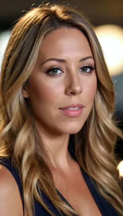 Create a half-portrait of Colbie Caillat.