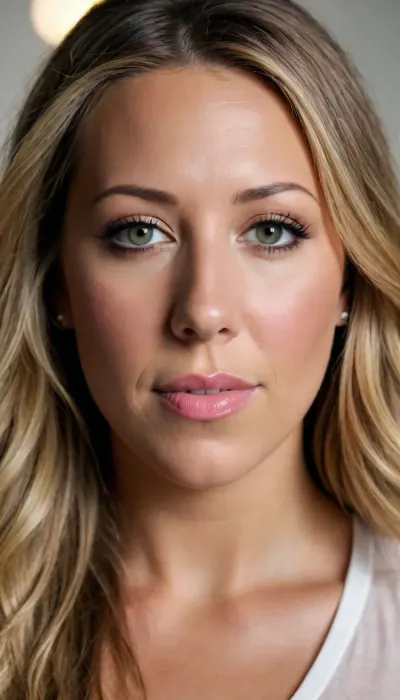 Create a half-portrait of Colbie Caillat.