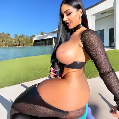 年轻的成年女孩躺在她的背上,她的完美皮肤在房间的软光中发光. 她的黑色头发伸向她的肩膀 把她的脸架在一个微妙的光环里 她伸手在睡台上拿相机 摔断了