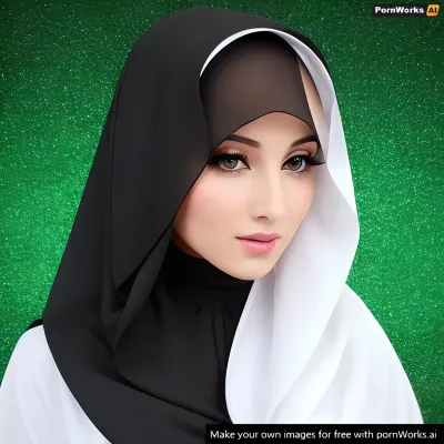 그림에 있는 여성은 근사하게 아름답습니다, 긴 흐르는 머리 및 완벽한 숫자로. 그녀는 그녀의 곡선을 완벽하게 hugged 녹색 드레스를 입고 있었고, 그녀의 빨간 입술은 연속적인 미소로 곡선되었습니다. 그림의 배경은