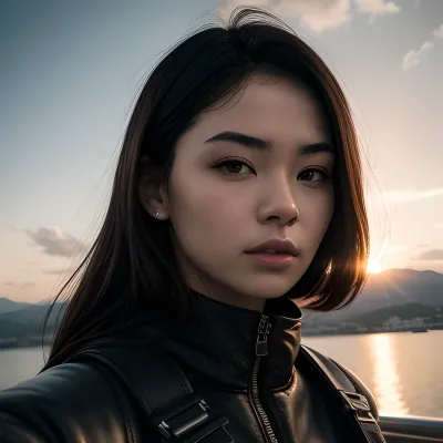 (outdoor:1), (sunrise:1), (nature:1), One girl in the center, 1girl, girl 20 years old, age 20, perfect ears, beautiful hair, black hair, (perfect hair:1), (Eye shadow:.1), (Perfect eyes:1), (Symmetrical eyes:1), (Looking at viewer:1.9), (Emotionless:1), (no emotion:1), (Kazakh girl:1), half-closed, eyes, <lora:half-closed eyes:1.5>, <lora:pureerosface_v1:1>, (deep color:1), ultrarealistic UHD face, (high detailed skin:1.2), (high resolution:1), (hyper realistic:1.2), (hyper-detailed:1.2), (intricate detail:1.2), (intricately detailed:1.2), (lifelike photography:1.9), (masterpiece:1.2), (photorealistic:1.2), (professional photography:1.9), (realism:1.2), (realistic:1.2), (symmetrical:1), (ultra realistic:1.2), (ultra-detailed:1.2), (ultra-realistic detail:1.2), 8k uhd, a hyper realistic ultra detailed photograph, detailed skin texture, dslr, finely detail, HDR, high quality, high res, (best quality:1.2), (high definition:1.5), (8k resolution:1), (HD:1), highres, insanely detailed, masterpiece, ultra high res, ultra-detailed