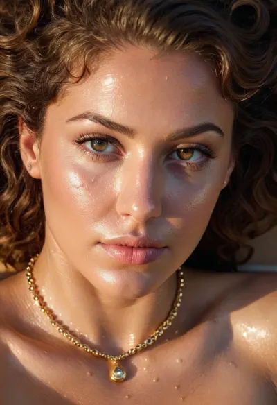 Eine Frau im Jacuzzi war ein Meisterwerk der Schönheit, mit makelloser Haut, diffelt auf beiden Wangen, breite Augen, die perfekt auf die Realität abgestimmt, schmale Taille und Hüften, die sie aussehen ließ, als gehörte sie in einem Magazin Cover, und volle Brüste, die