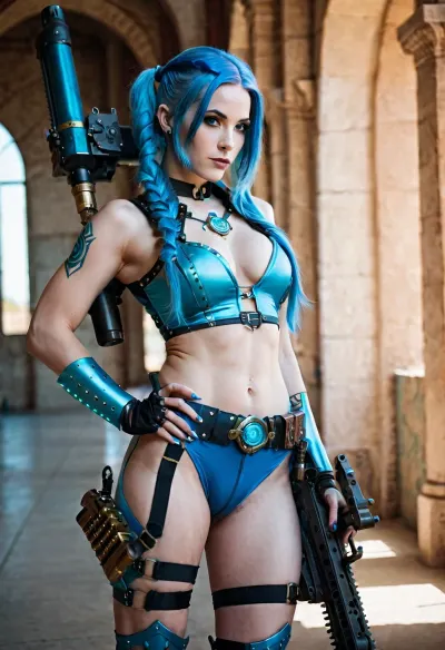 В мире, где технология ИИ продвинулась до точки создания жизнеподобных гуманоидных роботов, одна женщина выделяется из остальных. Ее зовут Джинкс, и она - cosplayer, которая специализируется на создании полноценных образов себя как ее