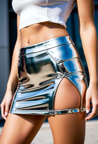 ((mini skirt with cutout), , :1.5), 18yo girl, ((very big tits)), blonde hair, fair skin, studio background, (caucasian:.25), (hourglass figure:.25), (smirk:.5), (nipples:.5), (perfecteyes:.2), (lipstick:.3), (eyeliner:.2)