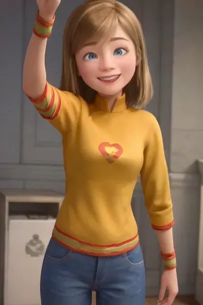 莱利在手机上滚动,当时她看到AI生成的自己穿着自己最喜欢的牛仔裤的照片. 她对现实的画面感到惊讶,迫不及待想和朋友分享. 当她把照片上传时 她无能为力