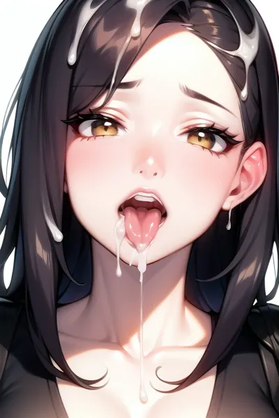 woman, full women with cum on her forehead, facial, <lora:Facials:.5>, open mouth, (cum in mouth:1.3), <lora:JustCum:.5>, scared, expression, open, mouth, clenched, teeth, <lora:scared-expression-v1.8-000005:.5>