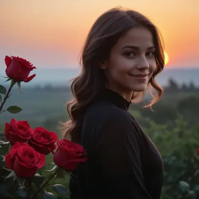 In un mondo in cui la tecnologia AI ha avanzato al punto di creare immagini realistiche, Lily scopre un giardino segreto pieno di rose. Mentre vaga per il giardino, incontra una silhouette girl fatta interamente di testo e pittura opaca