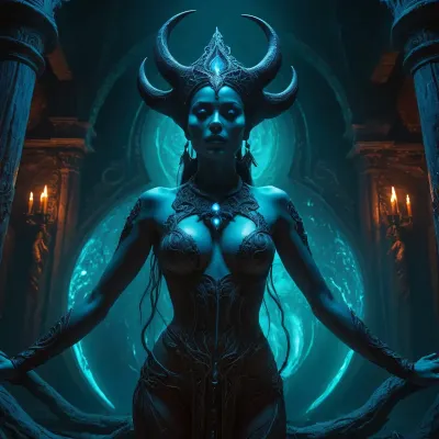 In un mondo di tenebre e magia, un potente stregone si trovava al centro del loro torreggiante castello. I loro occhi brillavano con una luce del mondo mentre guardavano verso il cielo notturno. Improvvisamente, una figura ombreggiata apparve