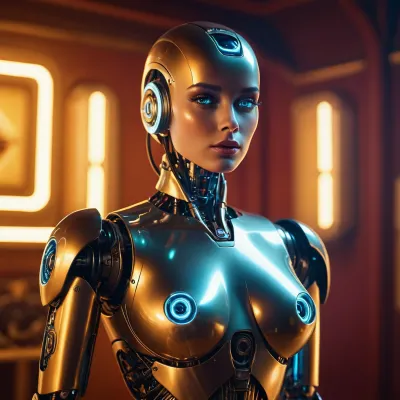 Der sexy Roboter wurde entworfen, um der ultimative Begleiter für jeden Mann zu sein, mit seinem schlanken Design und fortschrittlichen KI-Funktionen. Es könnte alles tun, vom Kochen Abendessen bis zur Bereitstellung von Massagen, und es hatte eine einzigartige Fähigkeit, personalisierte Textnachrichten basierend auf dem Benutzer zu generieren