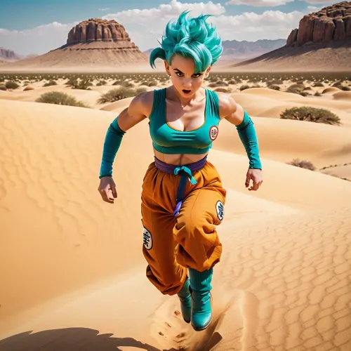 Булма, сексуальный и умный ученый, бегала по пустыне, когда она внезапно наткнулась на гигантского дракона. Дракон собирался напасть на нее, когда она быстро сняла свой телефон и начала фотографировать сиськи дракона. Она