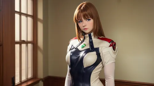 The cowboy stood alone in the vast desert, with his long hair and rugged features. Suddenly, he heard a rustling sound behind him. He turned around to see a young woman in a short skirt and stockings approaching him with her hands on