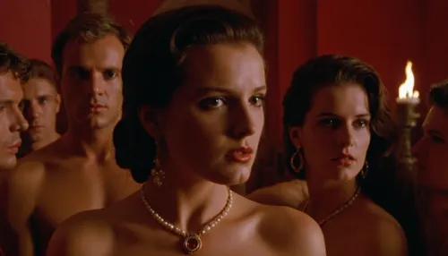 Caligula" is a controversial movie that depicts a pornographic orgy with the emperor Caligula. The scene features explicit nudity and graphic sexual acts, including anal sex and oral sex. The film's portrayal of Caligula