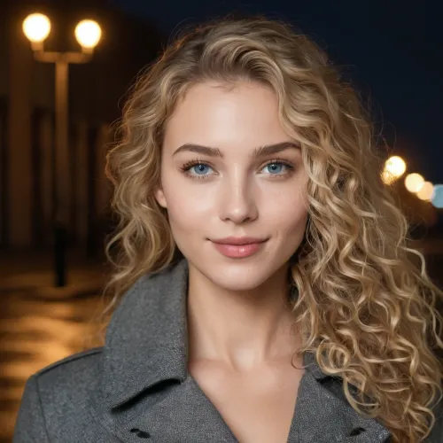Une femme avec une résolution de 8k de haute qualité, des pixels ultra haute définition et un visage ultra-srayé marche dans la rue en plein corps avec une résolution de 8k de haute qualité, des pixels ultra-haute définition et un visage ultra-srayé. Ses yeux