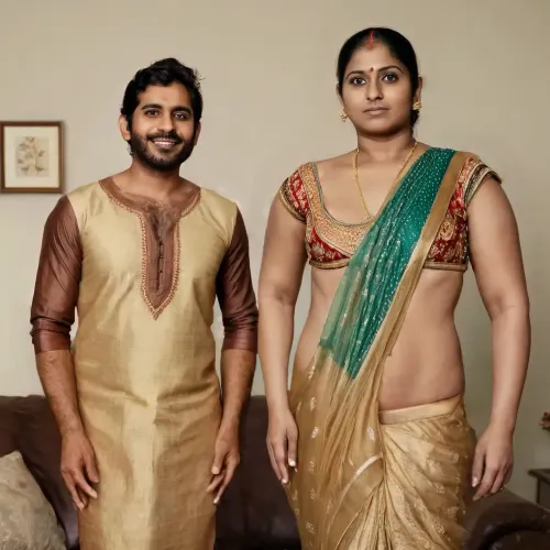 Ein Bild eines indischen Hausfrau-Lachtens kann Tiefe und Persönlichkeit zum Text hinzufügen, so dass es mehr für Leser