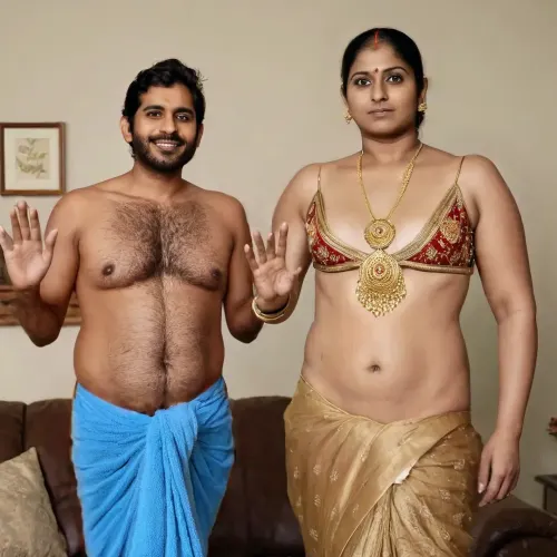 Die indische Hausfrau konnte nicht warten, ihr Mann das Bild ihres Hundes zu zeigen, der gerade ein Rennen im lokalen Hundepark gewonnen hatte