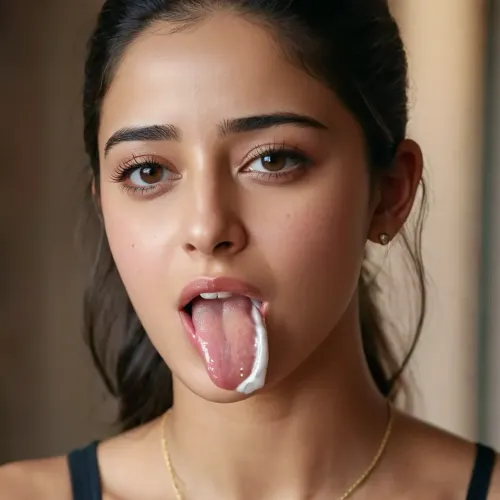 Annanya Pandey, eine schöne junge Frau mit langen fließenden Haaren und hellen Augen, ist für ihr atemberaubendes Aussehen und natürliche Schönheit bekannt. Als sie jedoch gebeten wurde, für ein neues Projekt zu posieren, das sie benötigte, nackt zu sein und cum-filled