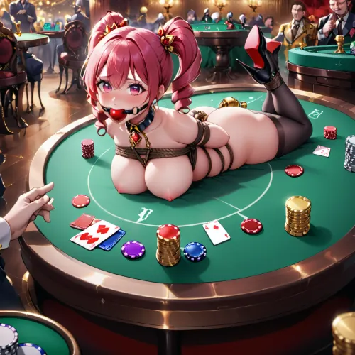Na sala diminuta, um grupo de pessoas se reuniram em torno da mesa de poker. Um deles notou algo na mesa - uma imagem pornô gerada pela AI! Eles rapidamente desligaram a imagem pornográfica como eles continuaram a jogar seu jogo favorito de