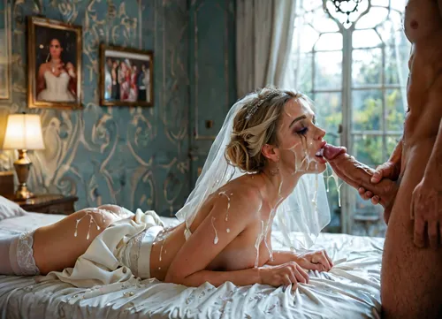 L'autel pourpre : un récit invisible d'amour et de perte

- Oui.

Dans l'immobilité d'une chambre pour enfants, une jeune fille de 20 ans, dont le visage est entaché d'un maquillage ruiné et de grands yeux, s'allonge sur l'estomac, habillée d'une robe de mariée usée. Ses jambes étaient étendues, les bras boiteux, une cuisse haute visible. Un grand homme se tenait à l'écart, dressé pénis à la main, sperme tacheant ses petites poitrines perky qui étaient barrées à la nuit froide. Une caméra cachée regardée du côté, captant chaque détail de cet insert d'imprégnation dans un film fait maison. La jeune fille est restée face baissée, les yeux fermés, ses respirations peu profondes et épuisées, comme si elle se rendait au destin scellé par ce rituel complexement détaillé.