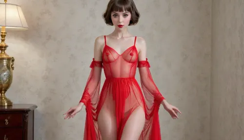 ((full body in shot)), ((brunette with a fringe)), ((anorexic)), full nude, bright red lipstick, by Ray Caesar, ((wallpaper)), .Photorealistic, moody, <lora:flat_chested_v3.5:.5>, diaphanous, dress, <lora:xl_diaphanous_dress-1.0:.8>