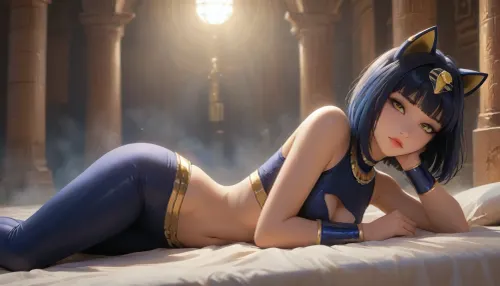 Ankha's enigmatic glow